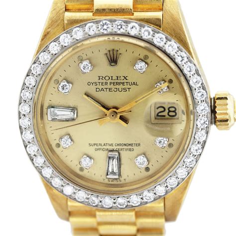 rolex gold president diamonds|rolex presidential 40mm diamond bezel.